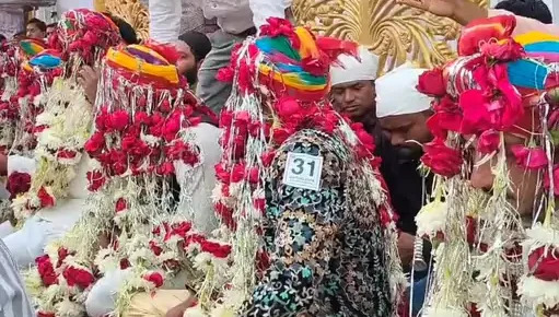 डूंगरपुर में 34 जोड़ों का सामूहिक निकाह