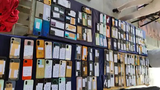 Banswara police recovered mobiles